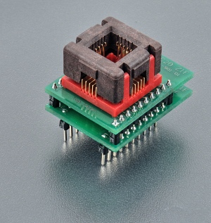 DIL20W/PLCC20 ZIF Adaptör Soketi - 1