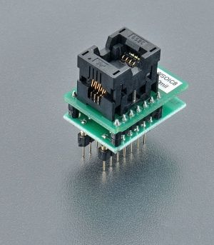 DIL8/SOIC8 ZIF 200mil Adaptör Soketi - 1