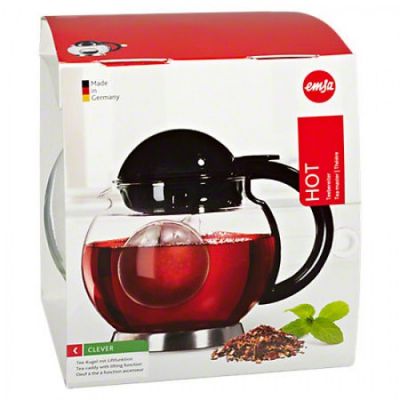 Emsa Marka, 1 Litre, Ayarlanabilir Pota Süzgeçli Cam Demlik - 4