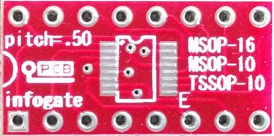 MSOP-10/16 ve TSSOP-10 > DIP-16 çevirici soket - 1