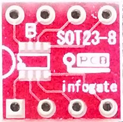 SOT-23-5/6 ve SOT23-8 - DIP-8 çevirici soket - 2