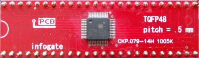 TQFP-48 > DIP-48 çevirici soket - 2